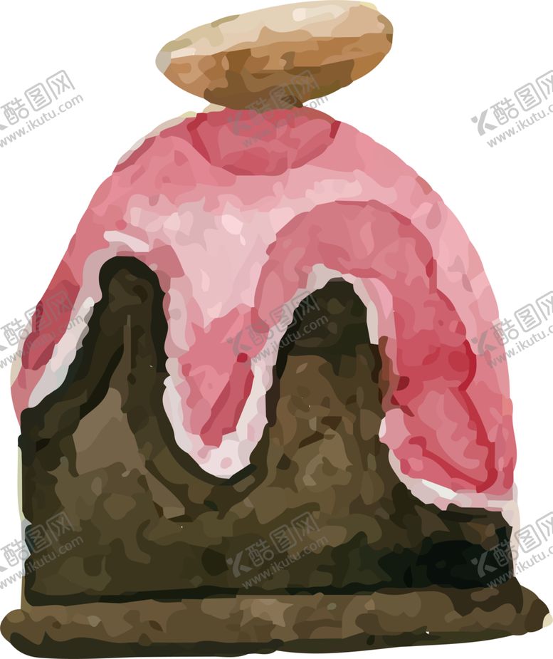 编号：20434805080941203481【酷图网】源文件下载-手绘蛋糕