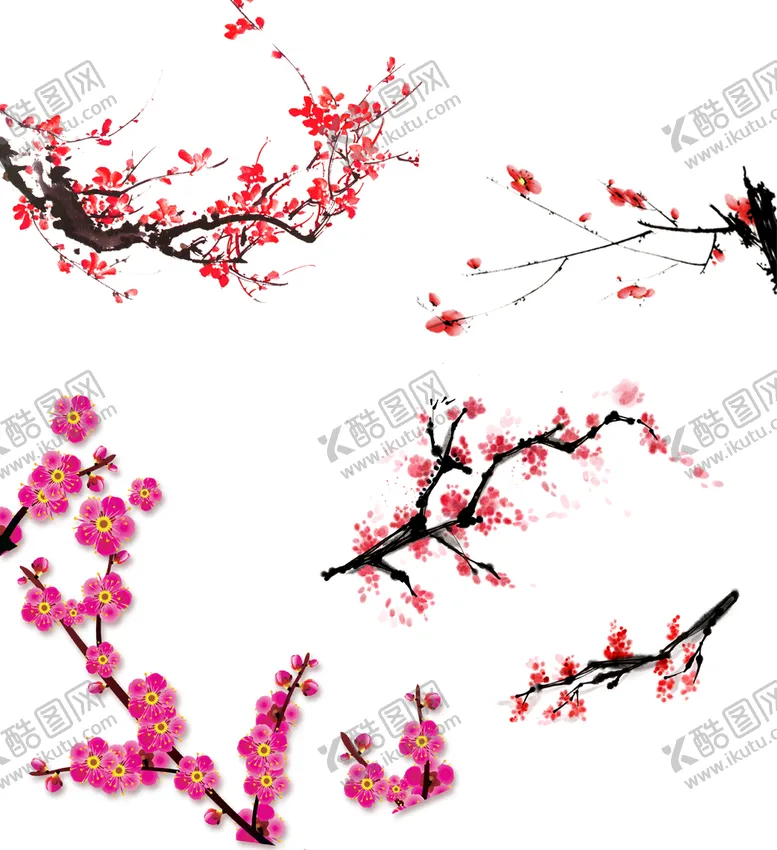 编号：91328610020150137986【酷图网】源文件下载-梅花