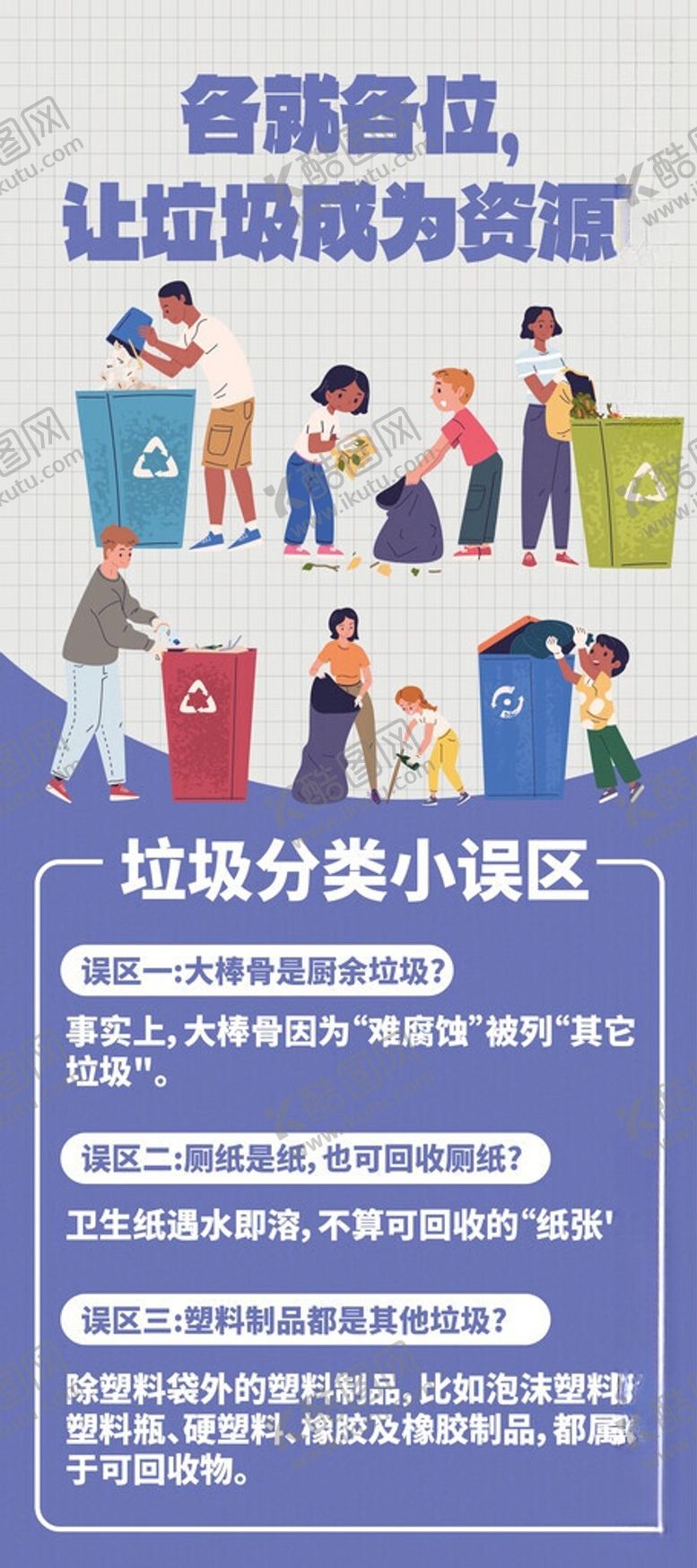 编号：84088706031052347510【酷图网】源文件下载-垃圾分类知识宣传展架