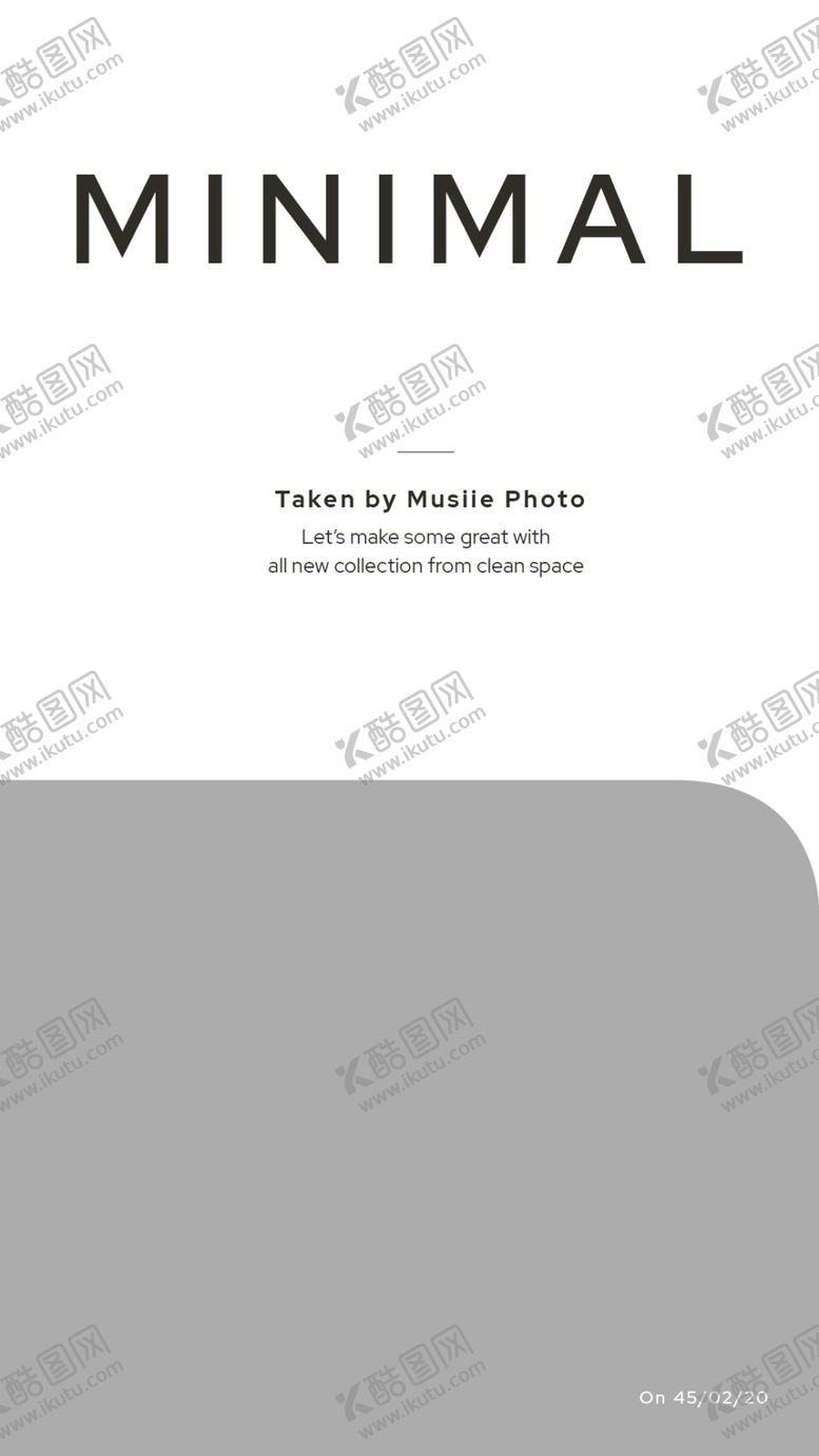 编号：18896610222357085809【酷图网】源文件下载-极简社交海报模板