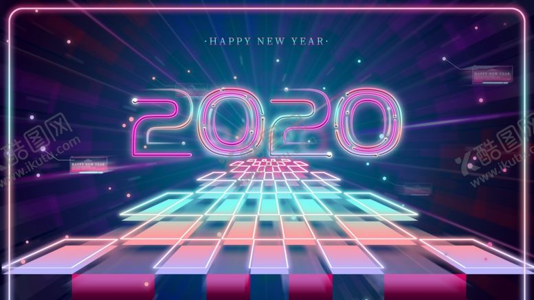 编号：54322209300919387065【酷图网】源文件下载-2020科技海报