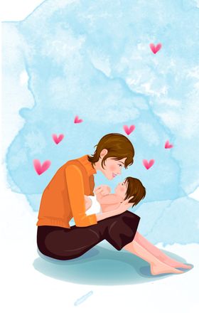 母亲节海报素材活动首页设计感恩