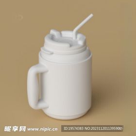 水杯模型样机