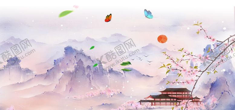 编号：46835307030618585759【酷图网】源文件下载-水墨背景