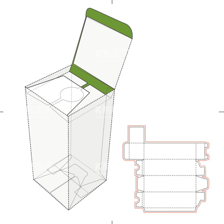 编号：14529212151853387098【酷图网】源文件下载-包装盒立体展开图