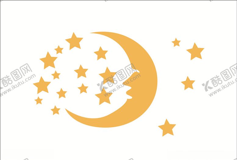 编号：61674309121545374606【酷图网】源文件下载-月亮星星
