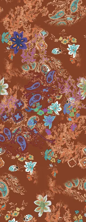 复古花卉图案背景