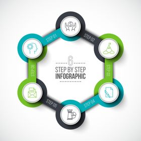 矢量办公分类图表元素