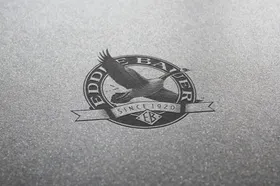logo样机迷你字形象柱LOGO