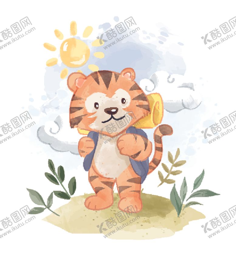 编号：30604109132226399791【酷图网】源文件下载-可爱卡通动物