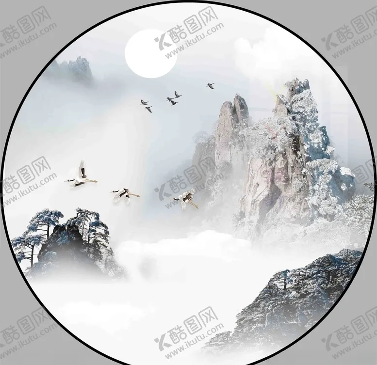 编号：20944804071439389877【酷图网】源文件下载-新中式装饰画图片