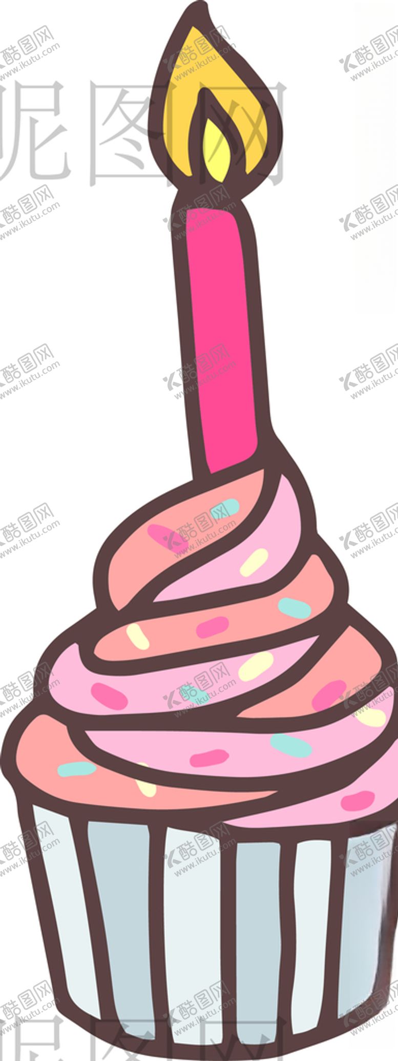编号：92970210250119045371【酷图网】源文件下载-生日蛋糕UI标识标志LOGO