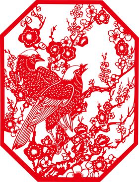 小老虎剪纸闹元宵中国风淘宝首页