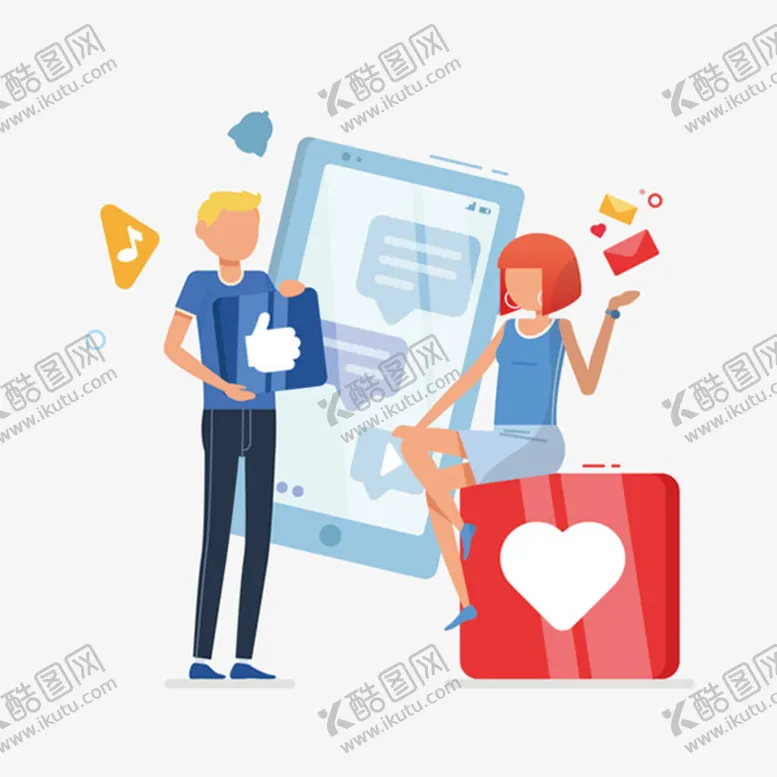 编号：53608909150413449785【酷图网】源文件下载-矢量生活人物
