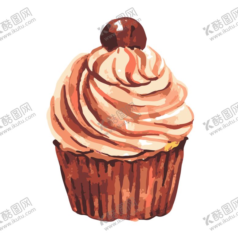 编号：40924509192235362650【酷图网】源文件下载-手绘蛋糕