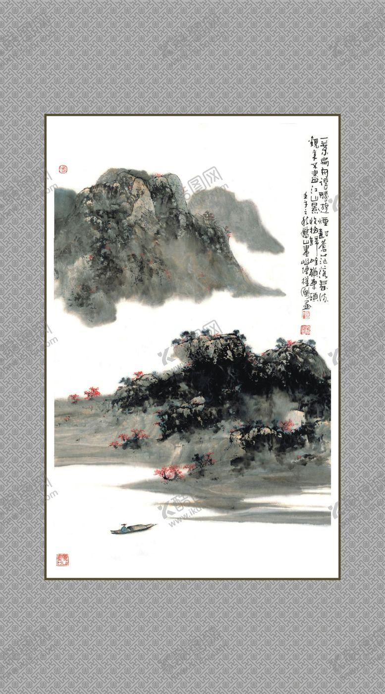 编号：86215011172235027364【酷图网】源文件下载-山水画背景