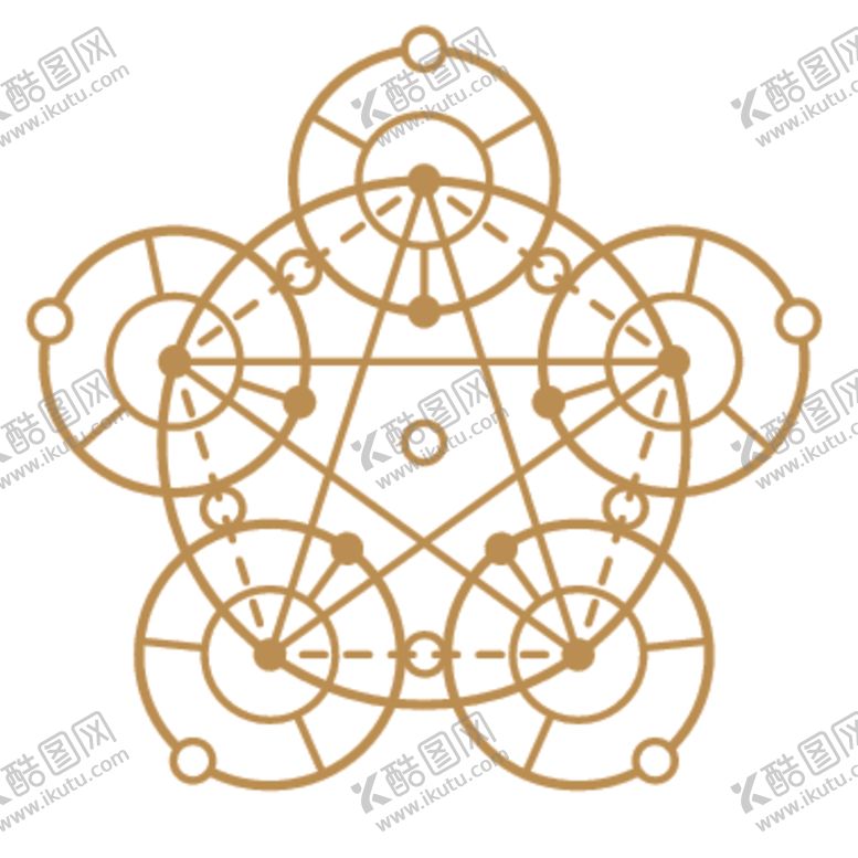 编号：57966507132252239831【酷图网】源文件下载-创意金色花纹图案设计