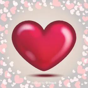 心形LOVE婚庆情人节爱花朵书爱墙礼设计
