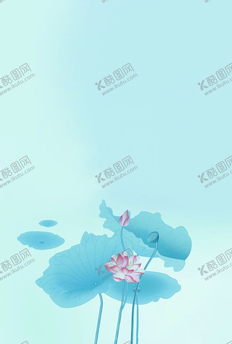 编号：35182107030716007397【酷图网】源文件下载-荷塘月色海报