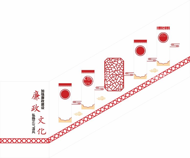 编号：30855812222332118005【酷图网】源文件下载-文化墙模板