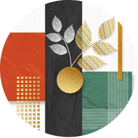 抽象几何装饰画