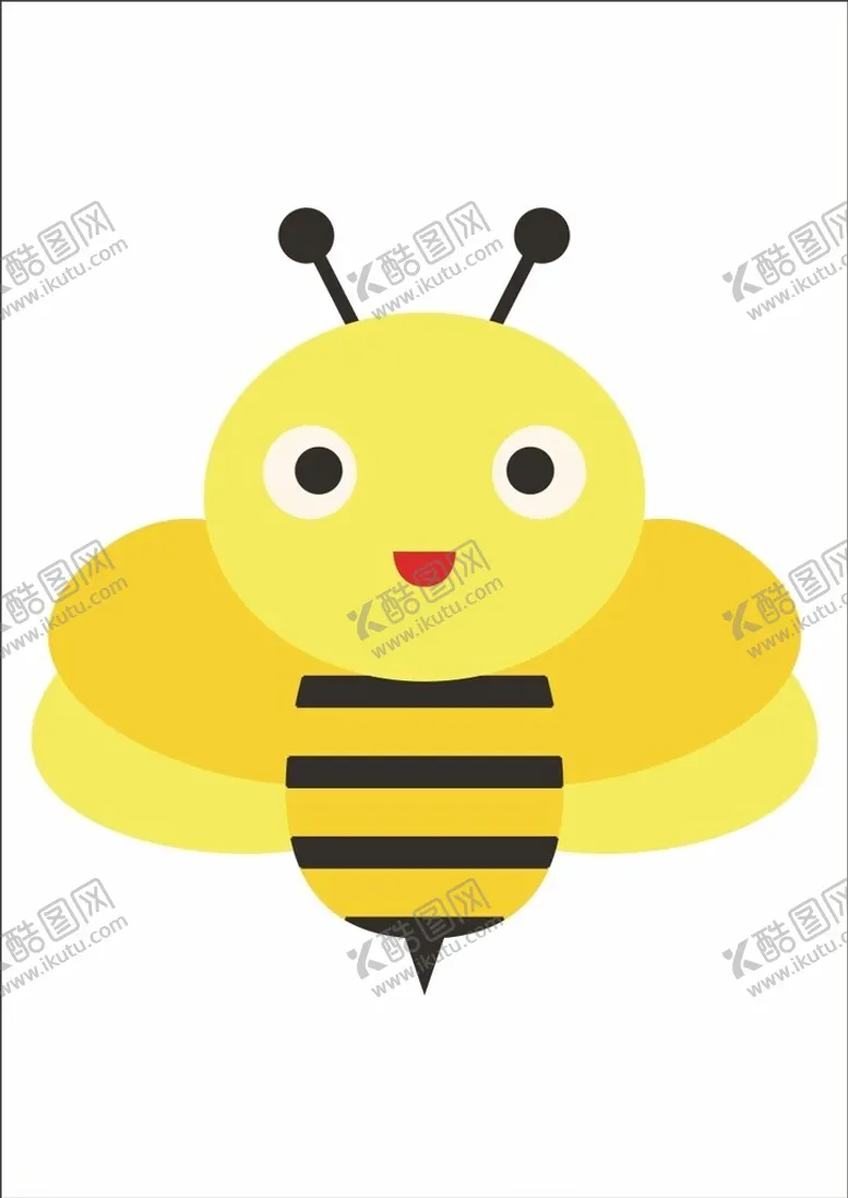 编号：76567601190450427726【酷图网】源文件下载-卡通可爱小蜜蜂装饰