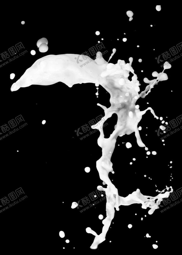编号：18744709232313128807【酷图网】源文件下载-牛奶喷溅图案