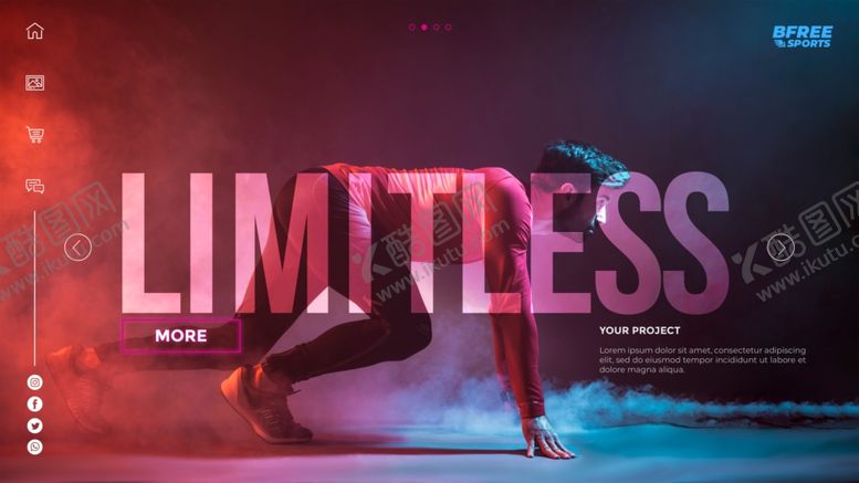 编号：57294609251407444651【酷图网】源文件下载-体育和科技网页