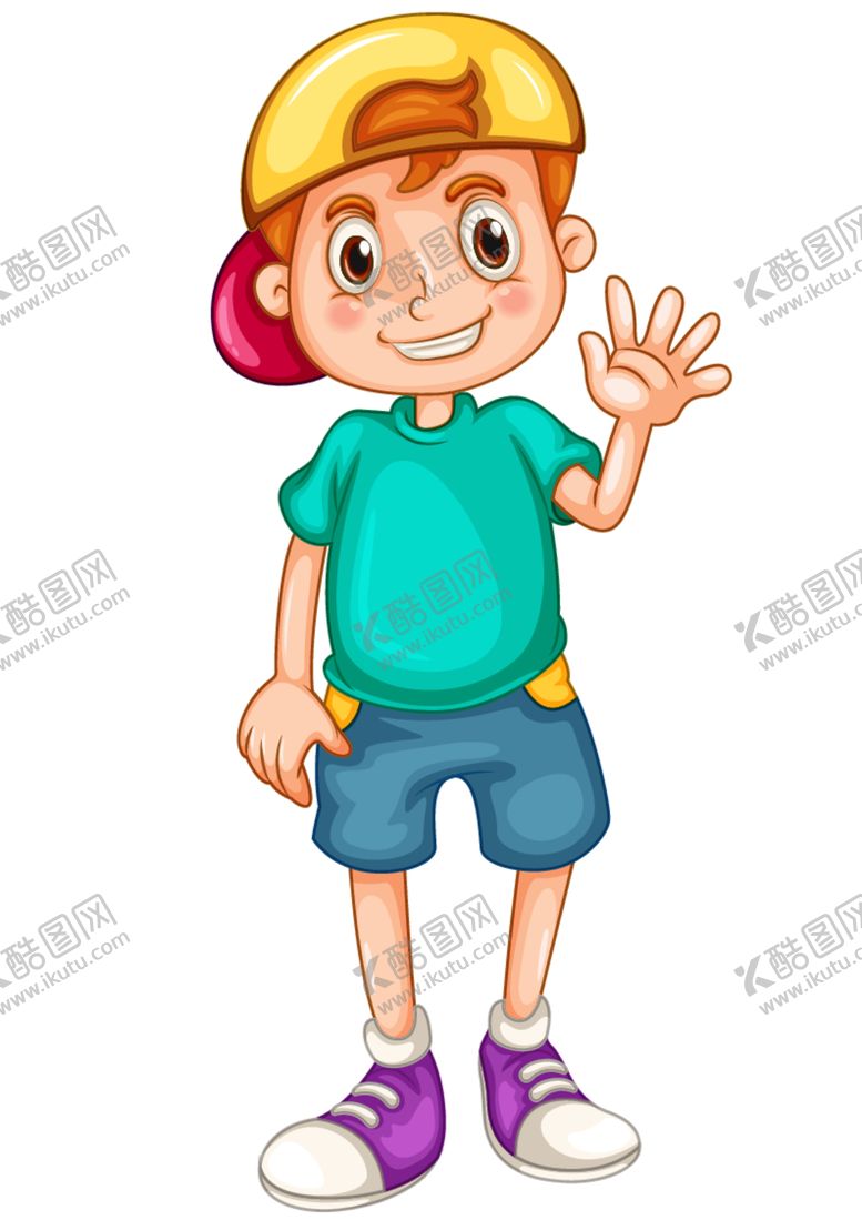 编号：64988112092158168476【酷图网】源文件下载-卡通可爱男孩