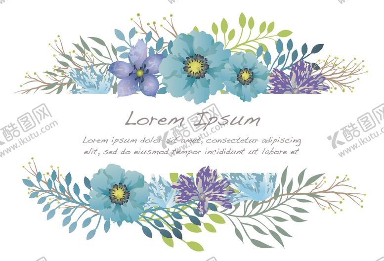 编号：77279510312035029820【酷图网】源文件下载-水彩花边框