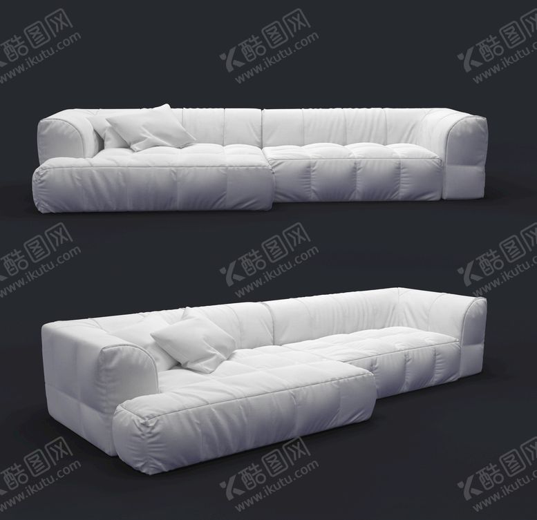 编号：40955310020904504352【酷图网】源文件下载-多人布艺沙发