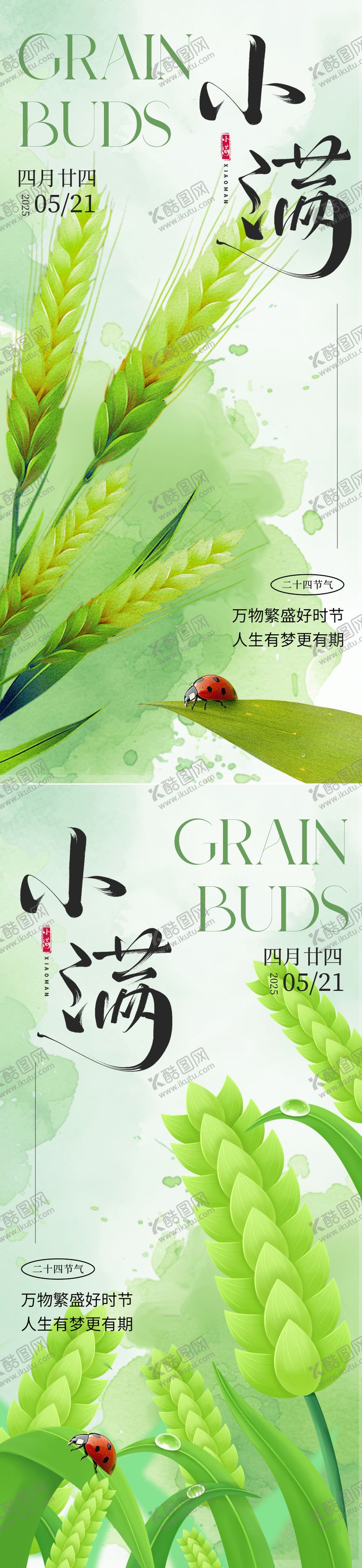 编号：87047005042324061858【酷图网】源文件下载-小满节气海报