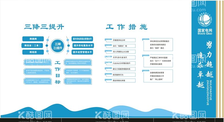 编号：37574410271930506402【酷图网】源文件下载-国家电网三降三提升