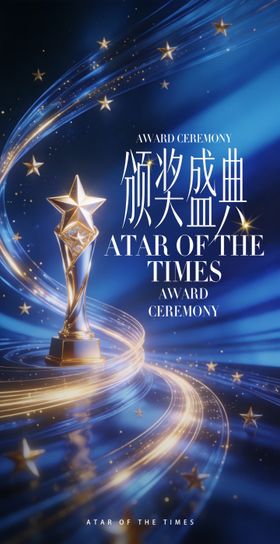 长图海报预热倒计时颁奖