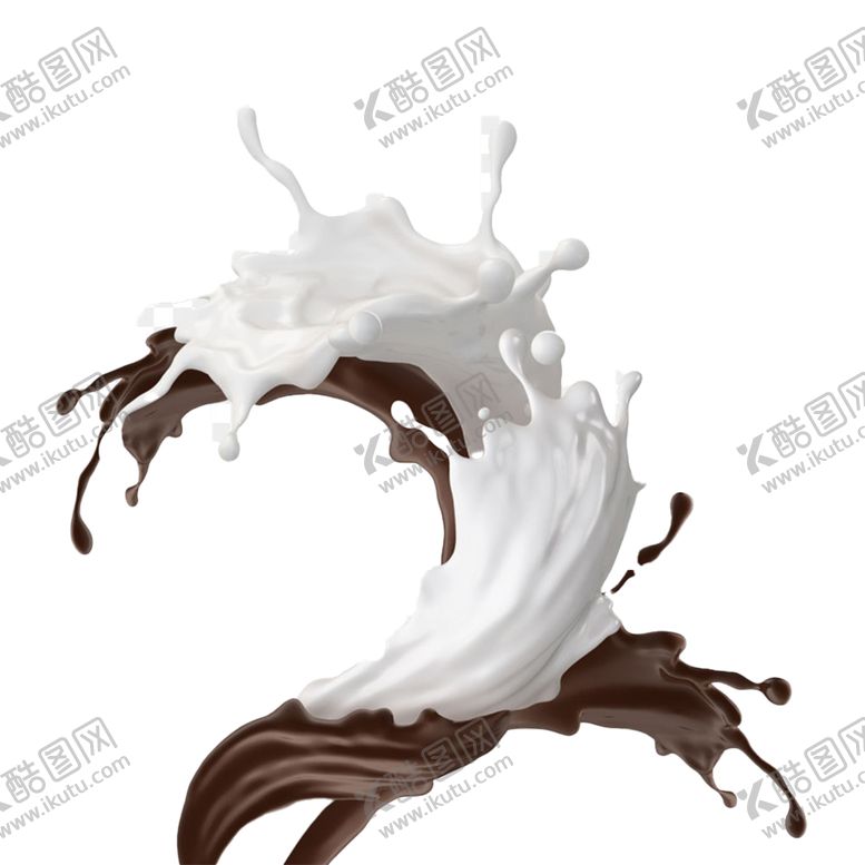 编号：80419410240506371784【酷图网】源文件下载-飞溅的牛奶