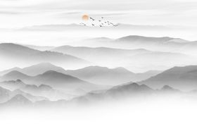 新中式山水画