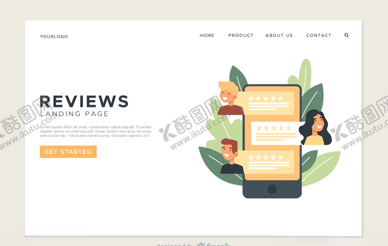 编号：40961310040746178306【酷图网】源文件下载-创意手机网站登陆页