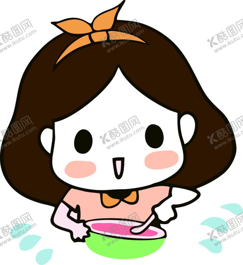 编号：31776101251020115059【酷图网】源文件下载-卡通女孩