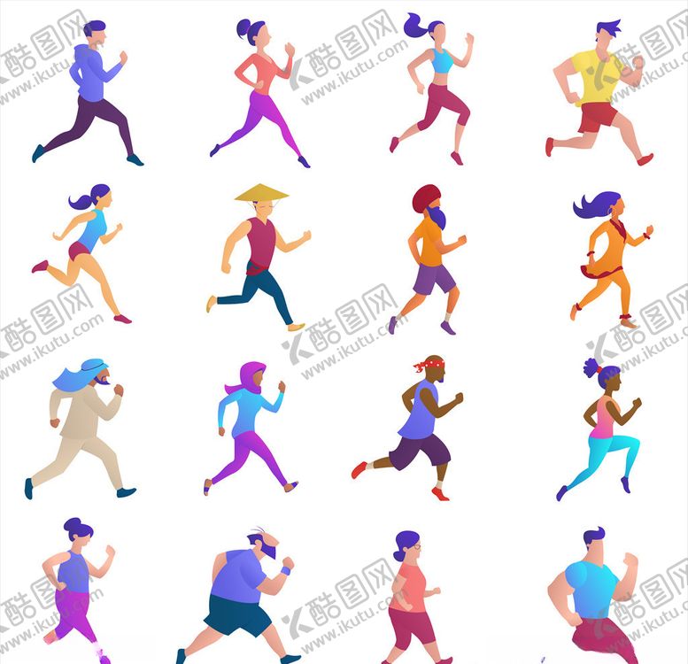 编号：54901610100334063369【酷图网】源文件下载-运动人物