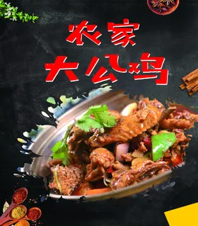 农家大公鸡海报