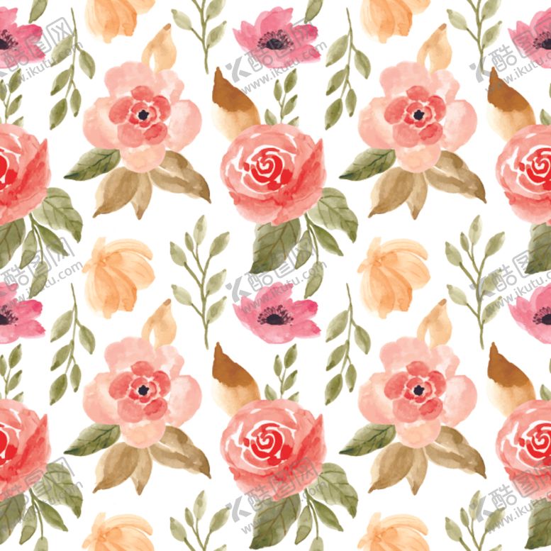 编号：40913109210023461015【酷图网】源文件下载-花卉底纹