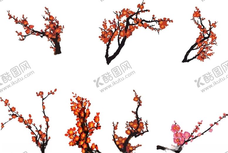 编号：40352610040908527191【酷图网】源文件下载-梅花