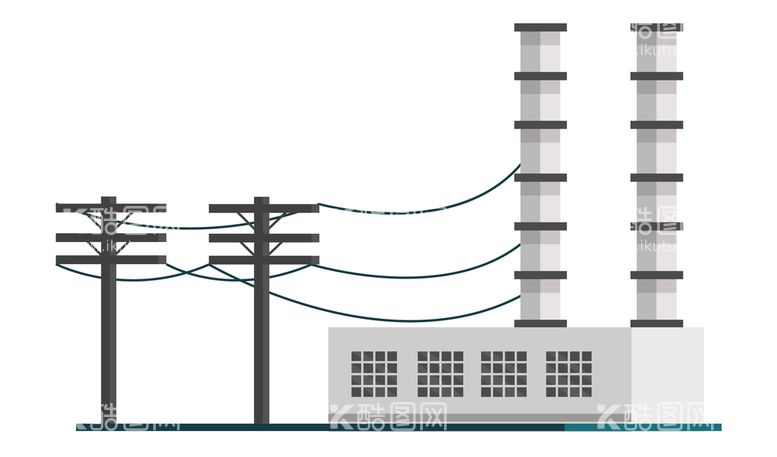 编号：63589210040338490846【酷图网】源文件下载-矢量发电站