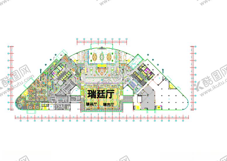 编号：84197407061252074508【酷图网】源文件下载-无锡市瑞廷西郊酒店平面图