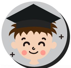 卡通男博士头像