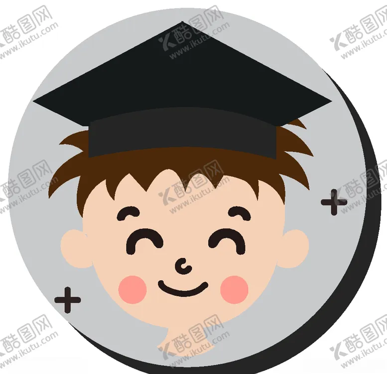 编号：32609204261023082056【酷图网】源文件下载-卡通男博士头像