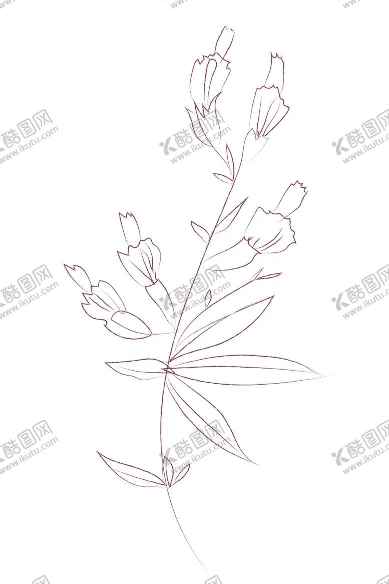 编号：98550706252335146967【酷图网】源文件下载-植物手绘水彩