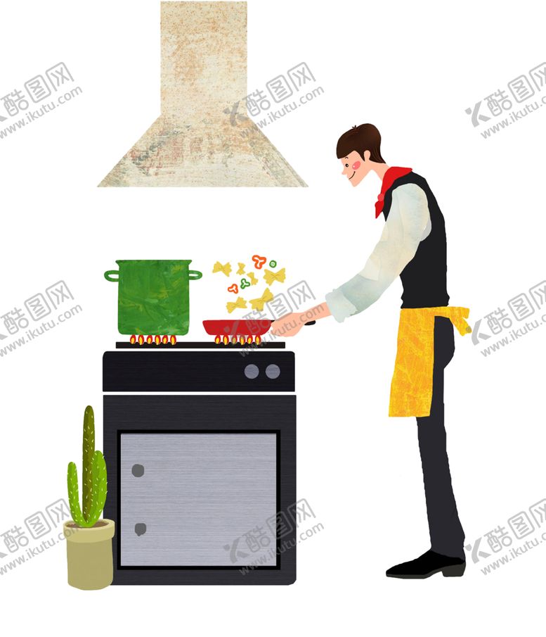 编号：15971106302042256128【酷图网】源文件下载-厨房做饭