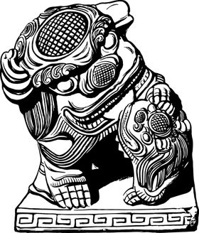 石狮素材