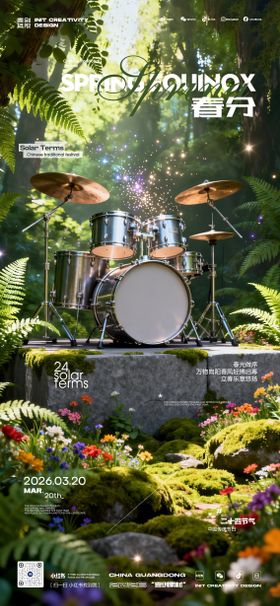 春分节气音乐酒吧